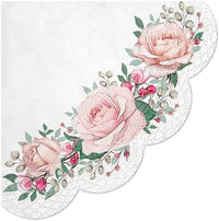 Easter Napkins Paper Disposable Decorative Decoupage Floral Gorgeous Roses - image 5