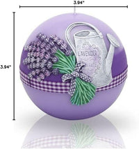 Lavender Scented Candle Lamp Premium Handmade Home Decor, Gift for Any Occasion (Ball 100m - image 2