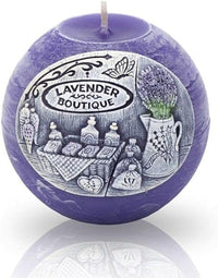 Lavender Scented Candle Lamp Premium Handmade Home Decor, Gift for Any Occasion (Ball 100m