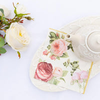 Easter Napkins Paper Disposable Decorative Decoupage Floral Rosalia 13 in - image 3