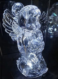 Cemetery and Garden Memorial Lantern with Angel | Gravesite Remembrance Decoration | Batte - image 3