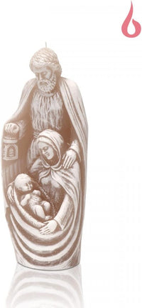 AM Décor Holly Family Candle Nativity Scene Premium Handcrafted Holiday Decoration (BETLEH - image 3