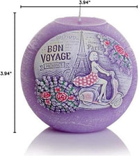 Lavender Scented Candle Lamp Premium Handmade Home Decor, Gift for Any Occasion (Ball 100m - image 2