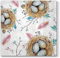 Easter Napkins Paper Disposable Decorative Decoupage Nest 13 in - image 8