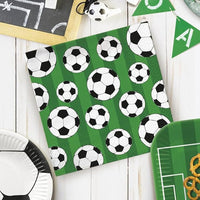 Birthday Napkins Paper Disposable Decorative Decoupage Soccer Ball 13 in - image 2
