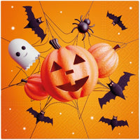 Halloween Napkins Paper Disposable Decorative Decoupage Pumpkin 13 in