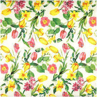 Floral Napkins Paper Disposable Decorative Decoupage Early Spring 13 in - image 2