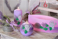 Lavender Scented Candle Lamp Premium Handmade Home Decor, Gift for Any Occasion (Pillar 70 - image 3