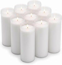 Prayer Candles Catholic Religious Memorial Inserts 9 Pack 5.7 in