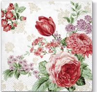 Easter Napkins Paper Disposable Decorative Decoupage Mysterious Roses 13 in