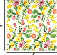 Floral Napkins Paper Disposable Decorative Decoupage Early Spring 13 in - image 3