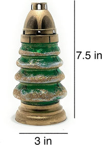 Cemetery Memorial Candle | Gravesite Remembrance Decor | Glass Lantern European Style Cand - image 2