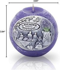 Lavender Scented Candle Lamp Premium Handmade Home Decor, Gift for Any Occasion (Ball 100m - image 2