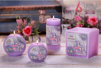 AM Decor Lavender Scented Candle Lamp Premium Handcrafted Home Decoration (Lamp Tear 265x9 - image 2