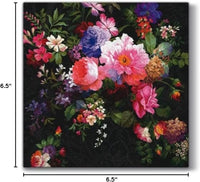 Easter Napkins Paper Disposable Decorative Decoupage Roses on Velvet 13 in - image 2