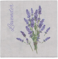Floral Napkins Paper Disposable Decorative Decoupage Lavender for You 13 in