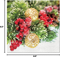 Spruce Composition Vintage Napkins for Decoupage Luncheon Napkins 20 Count - image 2