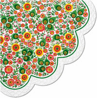 Easter Napkins Paper Disposable Decorative Decoupage Folk Round