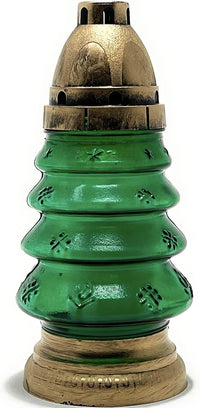 AM Décor Cemetery Memorial Candle Lantern Gravesite Remembrance Decor Small Heart Shaped G