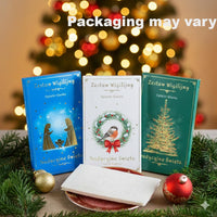 Oplatek Traditional Polish Christmas Oplatki Wafers 4 Large Gift Set White - image 2