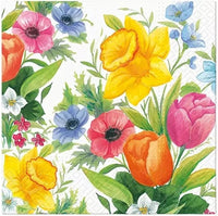 Floral Napkins Paper Disposable Decorative Decoupage Spring Meadow 13 in - image 2
