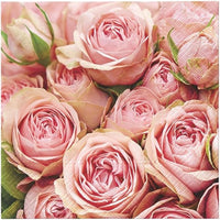 Easter Napkins Paper Disposable Decorative Decoupage Pink Roses 13 in