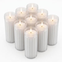 Prayer Candles Catholic Religious Memorial Inserts 9 Pack 4 in