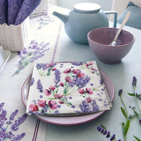 Floral Napkins Paper Disposable Decorative Decoupage Fragrant Lavender - image 4