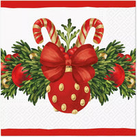 Christmas Napkins Paper Disposable Decorative Decoupage Red Christmas 13 in