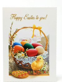 European Style Easter Greeting Cards with Glitter - Set of 6 - Religious Easter Cards with - image 8
