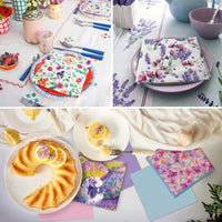 Floral Napkins Paper Disposable Decorative Decoupage Fragrant Lavender - image 3
