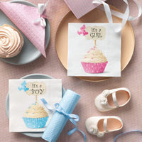 Baby Shower Napkins Paper Disposable Decorative Decoupage It's a Boy 13 in - image 3