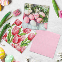 Floral Napkins Paper Disposable Decorative Decoupage Tulip Time 13 in - image 3