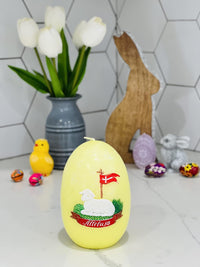 AM Décor Easter Alleluja Candle, Premium Handcrafted Holiday Decoration (Yellow Large) - image 3