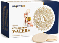 Communion Wafers Unleavened Bread Eucharist Hosts Round 1 3/8 in 1000 Count