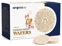 Communion Wafers Unleavened Bread Eucharist Hosts Round 1 3/8 in 1000 Count