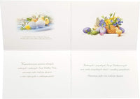 Polish Easter Greeting Cards with Glitter (Secular) - image 2