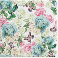 Easter Napkins Paper Disposable Decorative Decoupage Powder Garden 13 in