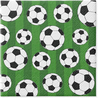 Birthday Napkins Paper Disposable Decorative Decoupage Soccer Ball 13 in