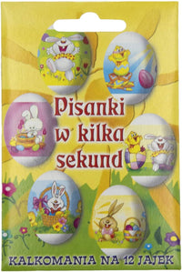 48 Easter Egg Wrappers Heat Shrink Sleeves Wraps Decoration (Funny) Use Blow Dryer or Boil - image 3