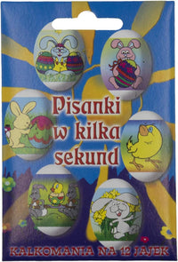 48 Easter Egg Wrappers Heat Shrink Sleeves Wraps Decoration (Funny) Use Blow Dryer or Boil - image 4