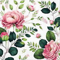 Easter Napkins Paper Disposable Decorative Decoupage Noble Roses 13 in