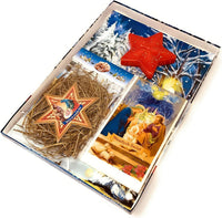Christmas Wafers Oplatki Traditional Polish Oplatek with Hay and Candle Gift Set for Chris - image 4