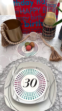 Birthday Napkins Paper Disposable Decorative Decoupage 30th Birthday - image 4