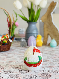 AM Décor Easter Alleluja Candle, Premium Handcrafted Holiday Decoration (White Small) - image 3