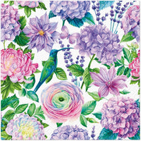 Floral Napkins Paper Disposable Decorative Decoupage Purple Delight 13 in