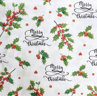 Christmas Napkins Paper Disposable Decorative Decoupage Merry Christmas