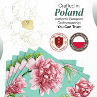 Floral Napkins Paper Disposable Decorative Decoupage Pink Peonies 13 in - image 7
