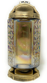 3D Angel Cemetery Memorial Candle | Gravesite Remembrance Decoration | Rainbow Glass Lante - image 4