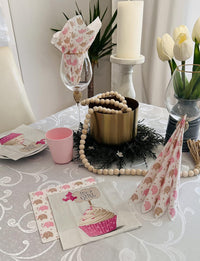 Baby Shower Napkins Paper Disposable Decorative Decoupage It's a Girl 13 in - image 3